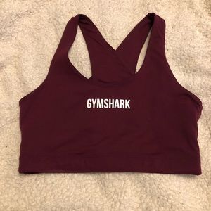 Gymshark maroon sports bra